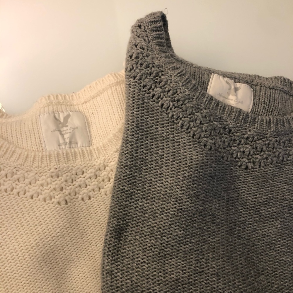 Two American Eagle sweaters